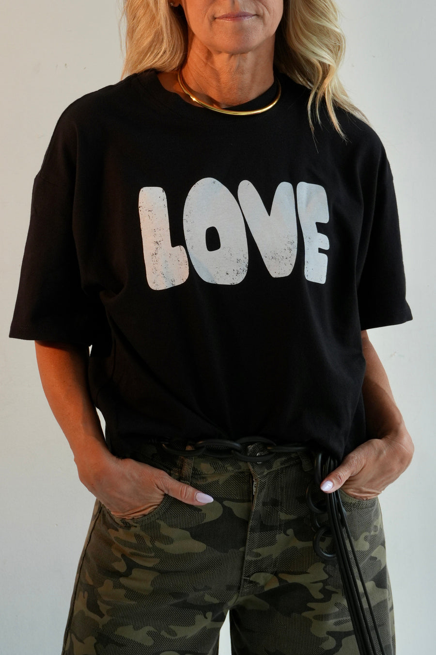 The LOVE Tee in Black
