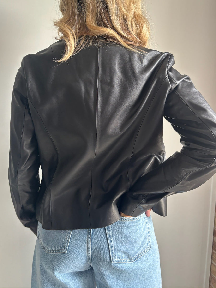 The Lamb Leather Bolero Jacket