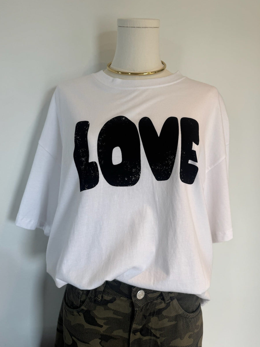 The LOVE Tee in White