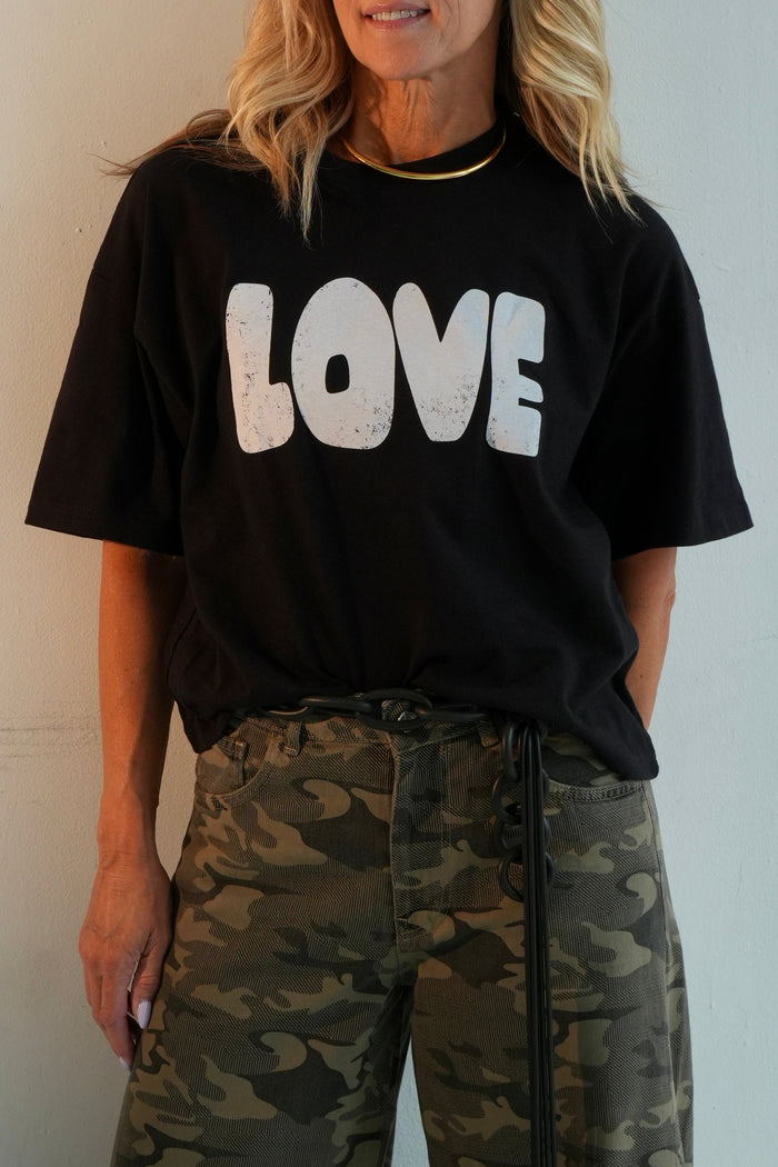 The LOVE Tee in Black