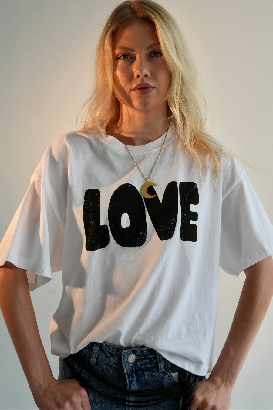 The LOVE Tee in White
