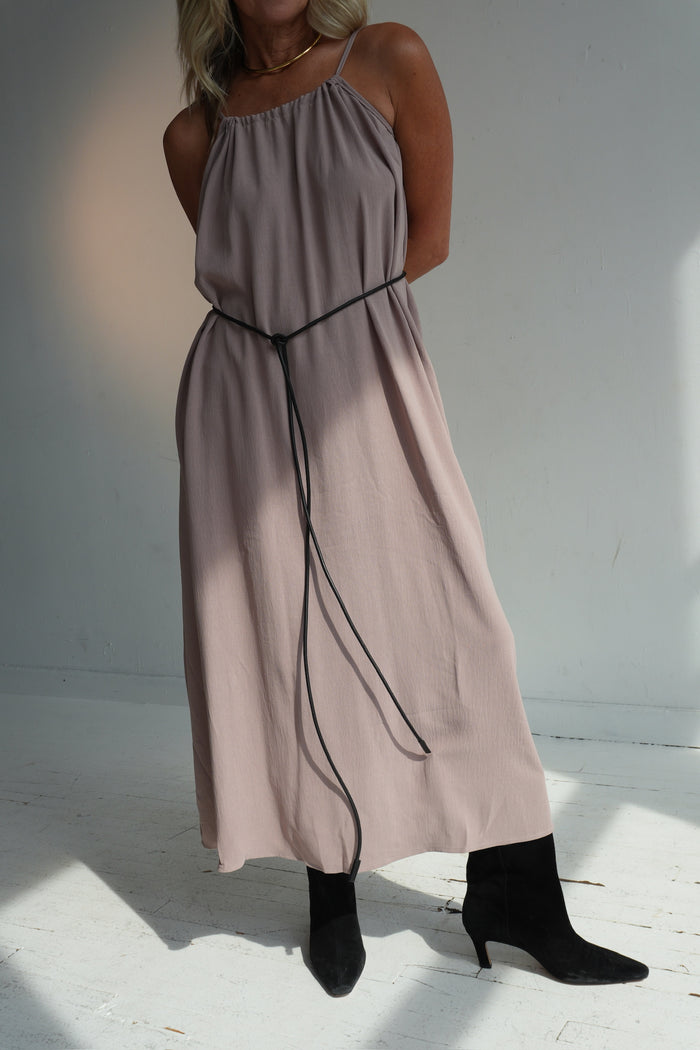 The Fearless Dress in Brown