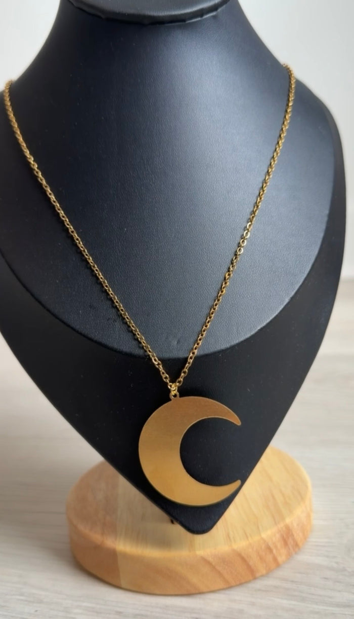 The Brass Moon Necklace