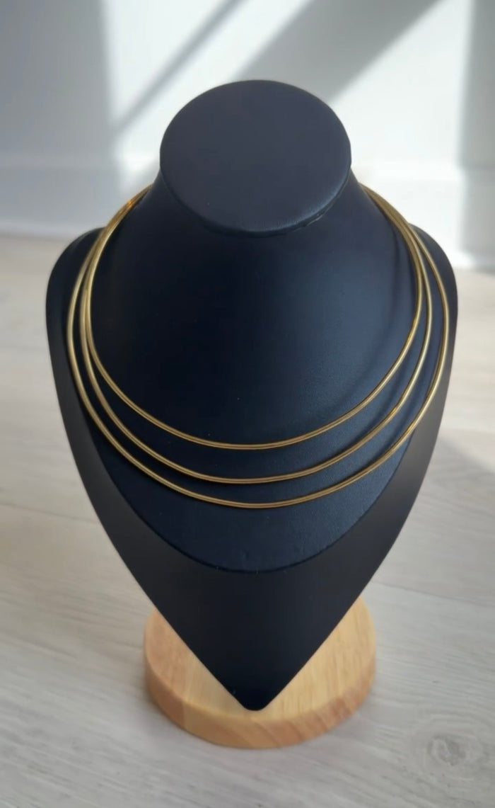 The Triple Layer Brass Choker